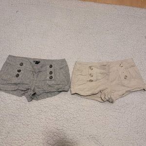 Two pair of shorts sold together!